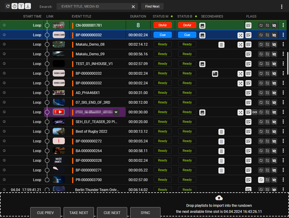 Automation - Channel rundown