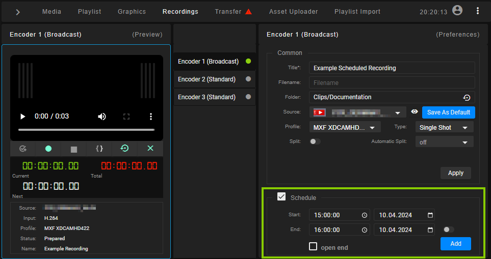 Automation - Create scheduled job