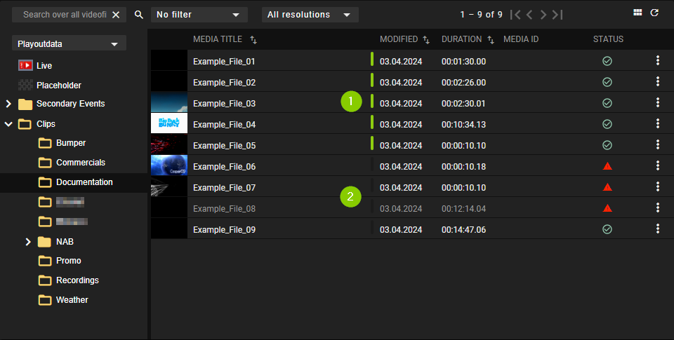 Automation - File transfer status