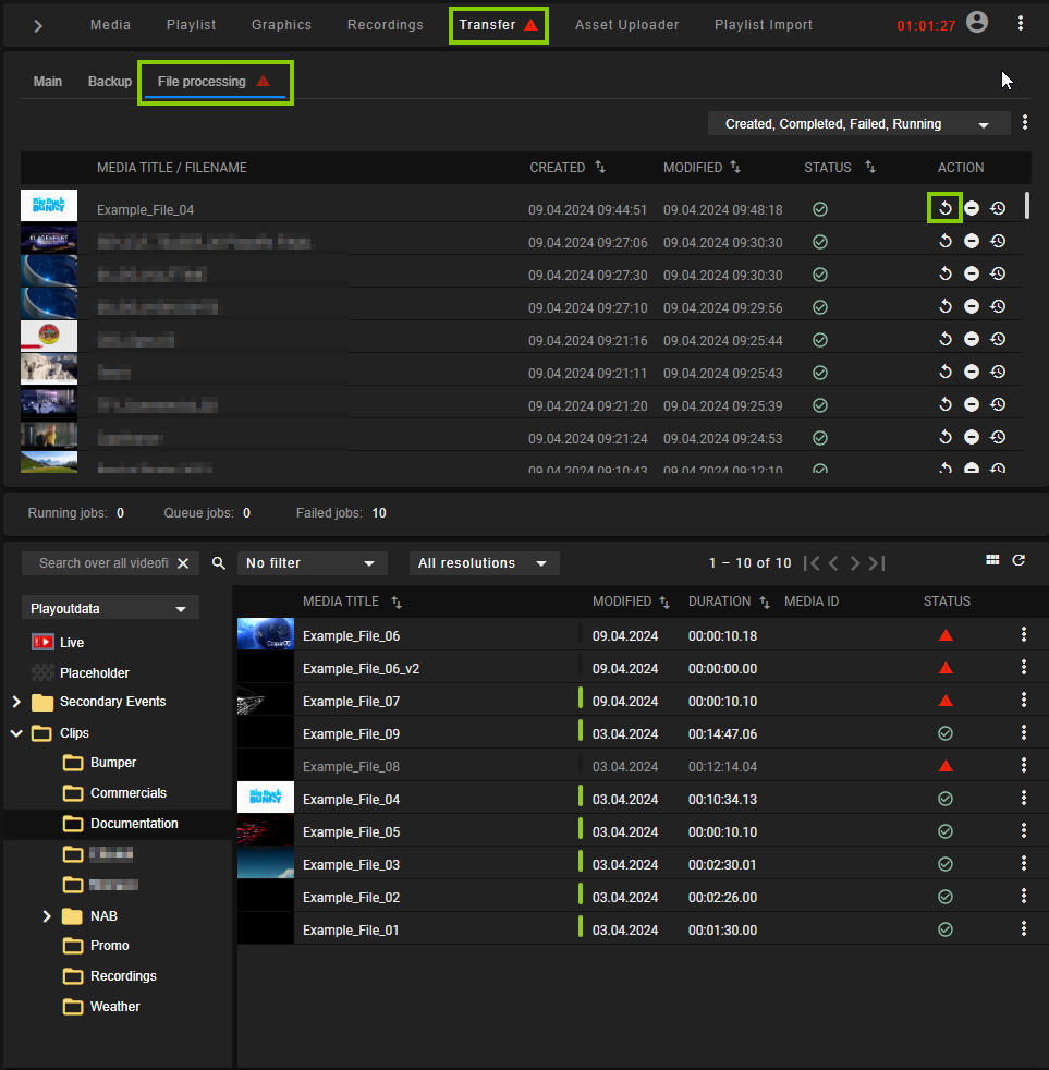 Automation - Re-trigger file processing