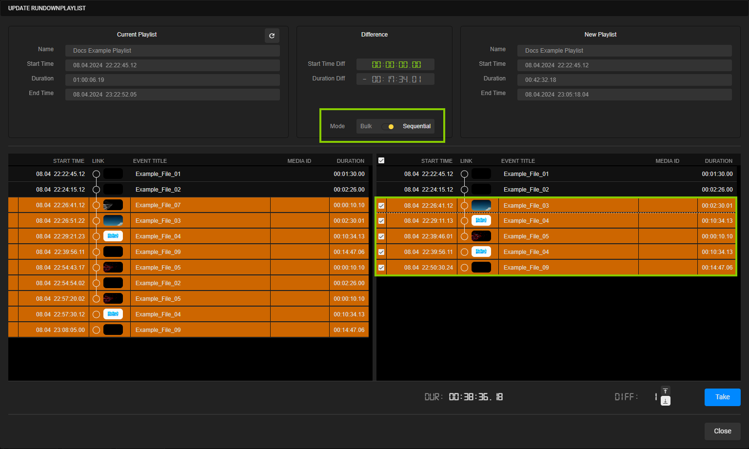 Automation - Select detected change