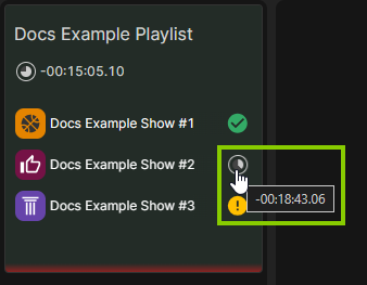 Timetable view - Show fill level