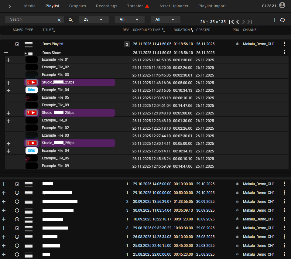 Automation - Playlist