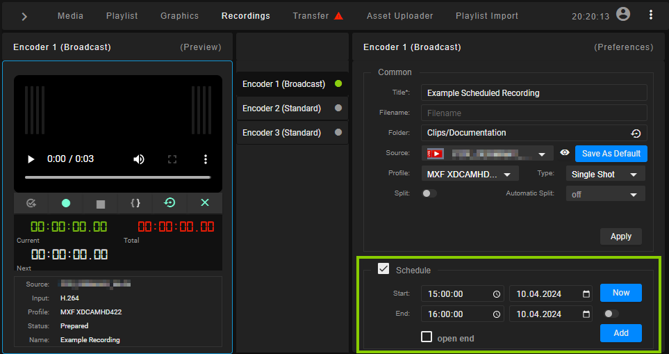 Automation - Create scheduled job