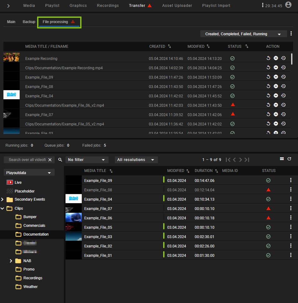 Automation - File processing list