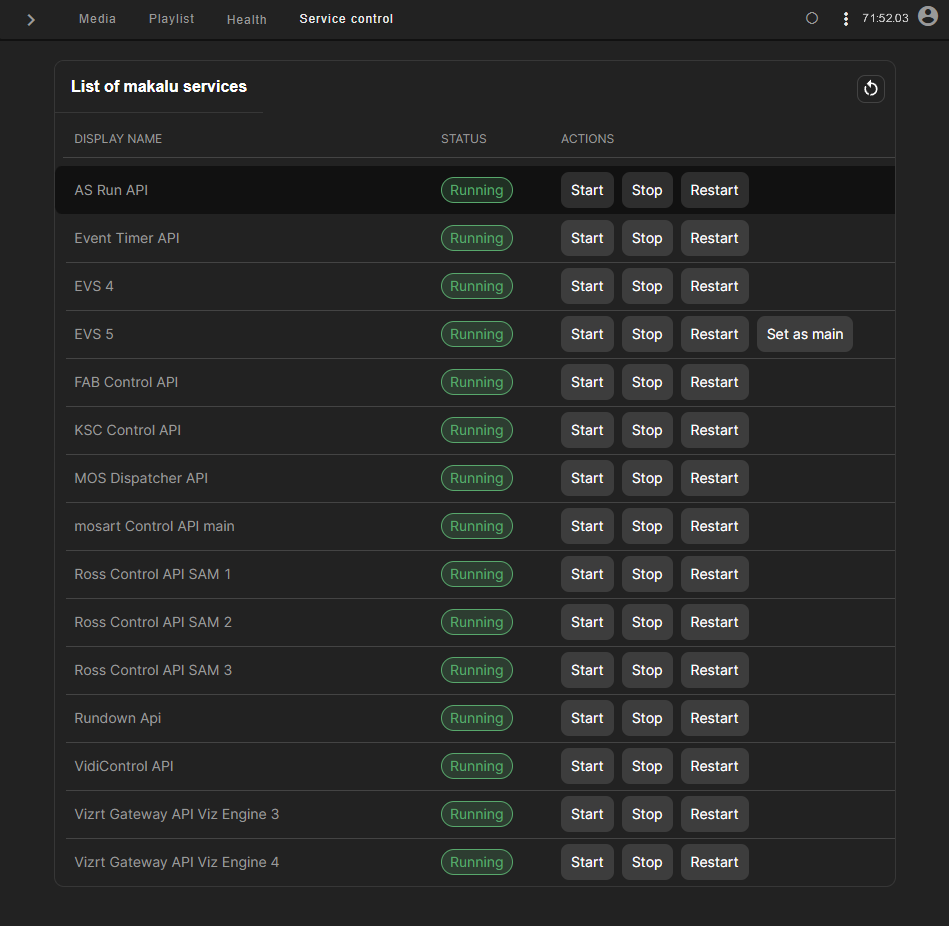 Automation - Service Control