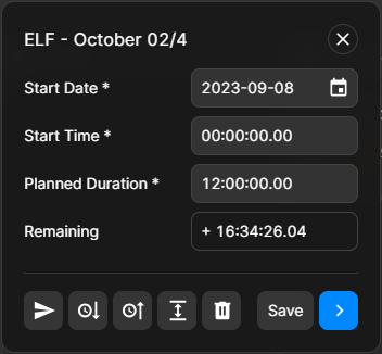 Traffic - Timetable view - Playlist actions